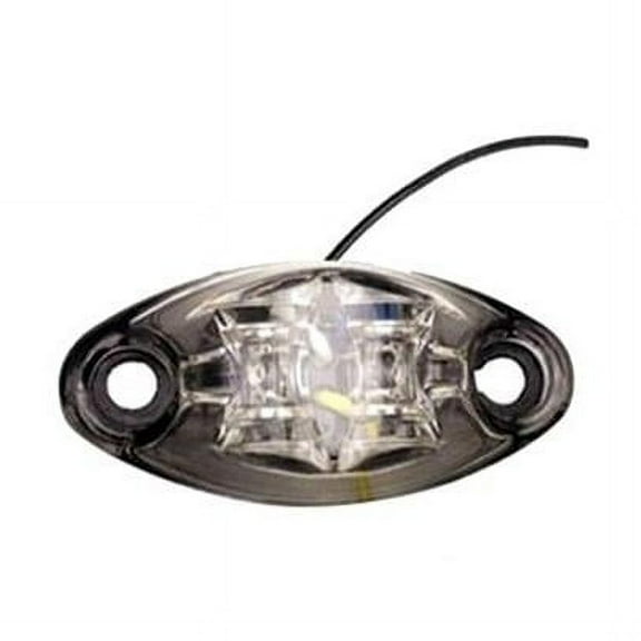 Valterra Products VLPDG52440VP 2 Diode 1 Wire Diamond Group LED Exterior Side Marker Light, Clear & Amber