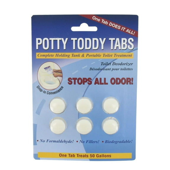 Valterra Q5000VP Potty Toddy Tabs - 6/Card