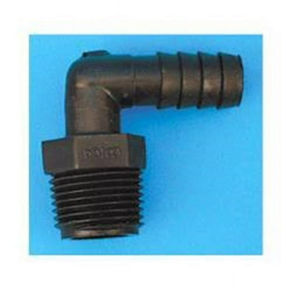 Valterra RF877 Three Eighth Inch MPT X Five Eighth Inch Barb Ell Adapter