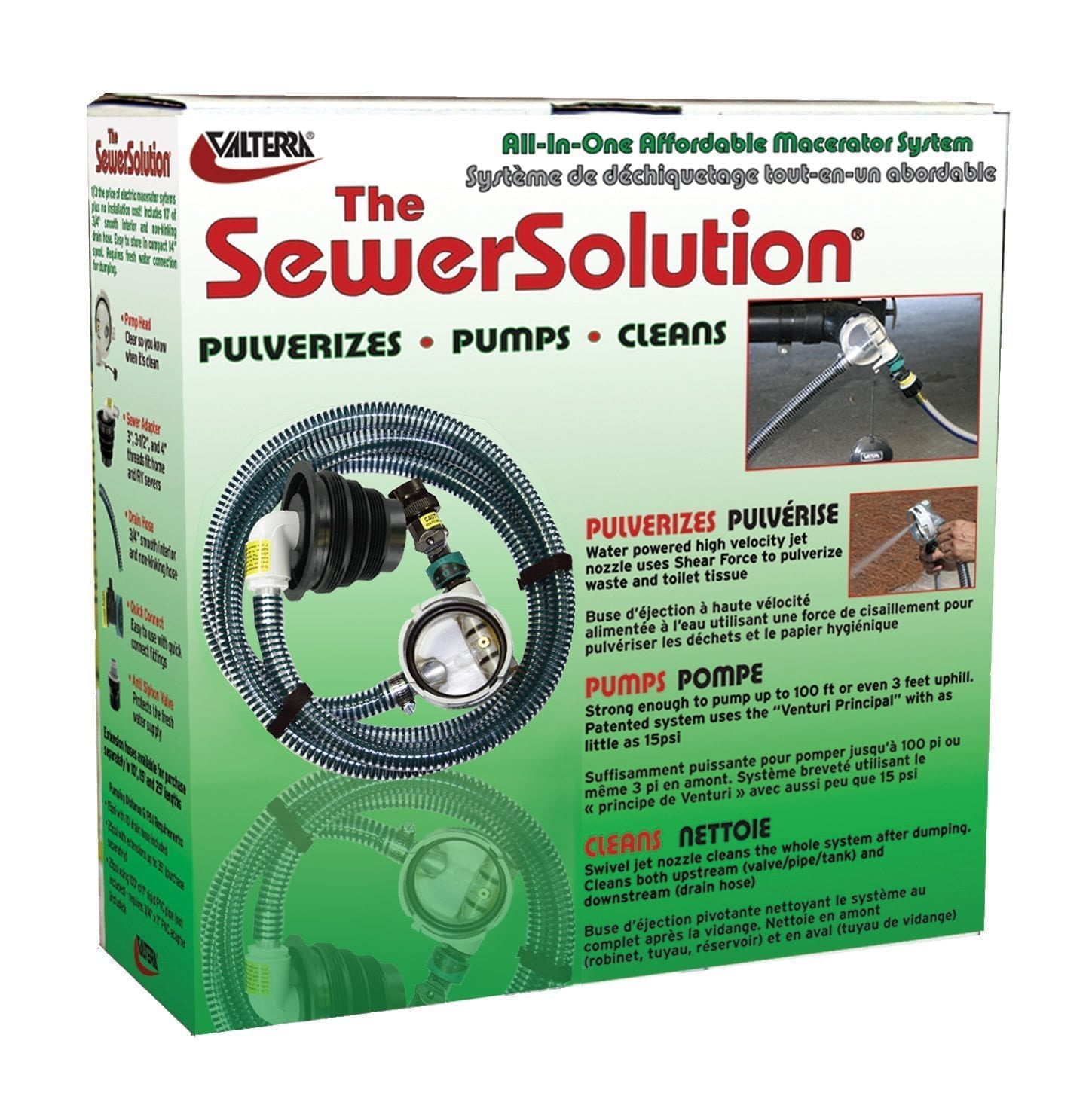Valterra SS01 RV Waste Water Jet Pump Kit: Sewer Tank Valve