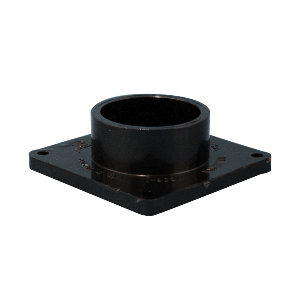 Black ABS 1-1/2" Spigot Flange Fitting