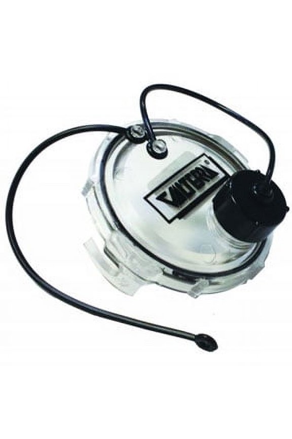 T1020-1CLR ClearView Waste Valve Cap - 3" with Capped 3/4" GHT
