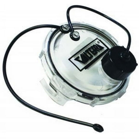 Valterra T1020-1CLR ClearView Waste Valve Cap - 3" with Capped 3/4" GHT