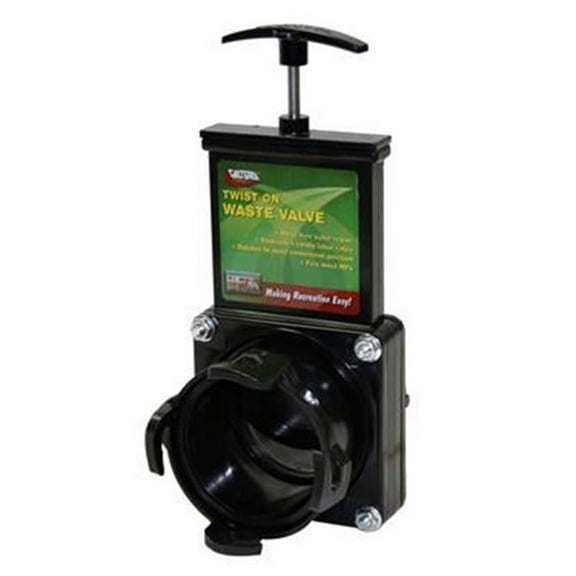 Valterra T58 3" Twist-On Waste Valve