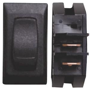 Valterra V46-B118N Single Pole Single Throw Interior Light Switch - Black, 3 per Pack