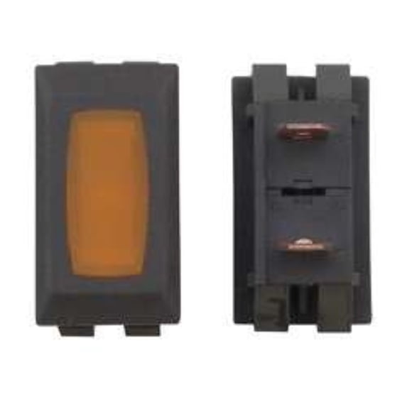 Valterra V46-ZU0714 12V Power Indicator Light - Brown & Amber, 2 per Pack