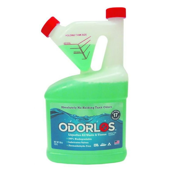 Valterra V77003 Odorlos Holding Tank Treatment - 68 oz. Self-Measuring Bottle