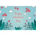 thumbnail image 1 of Valtines Backdrop Photography Red Pink Floral Flower Heart Banner Poster Background February 14 Photocall Accessories, 1 of 8