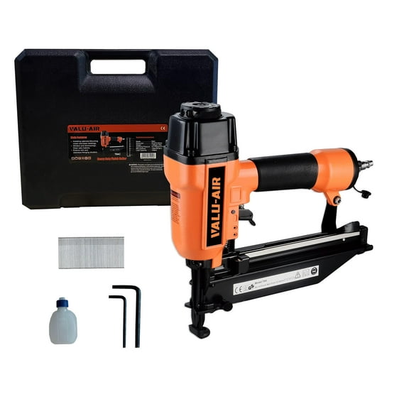 Valu-Air T64C 16 Gauge 7/8-Inch to 2-1/2-Inch Pheumatic Finish Nailer with Carrying Case (Air Compressor Needed)