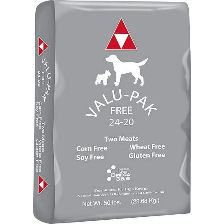 Valu Pak Free 28 20 Dog Food Silver Bag 50 lb