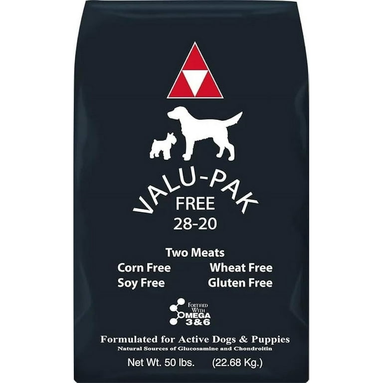 ドッグフード junk 250712 Valupak 28-20 Dry Dog Food, 50 lbs, for Active Dogs and Puppies