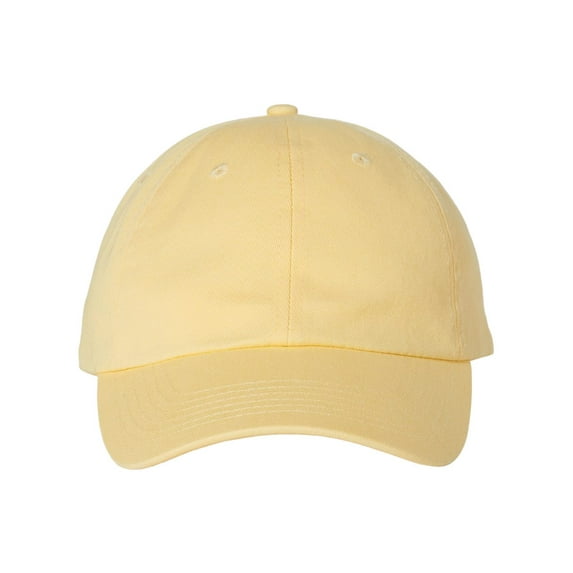 Valucap - Adult Bio-Washed Classic Dad Hat - VC300A - Butter - Size: Adjustable