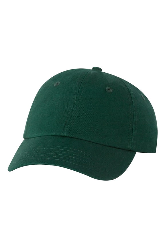 - Adult Bio-Washed Classic Dad Hat - VC300A - Forest Green - Size: Adjustable