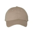 thumbnail image 1 of Valucap - Bio-Washed Chino Twill Cap - VC350 - Khaki - Size: Adjustable, 1 of 3