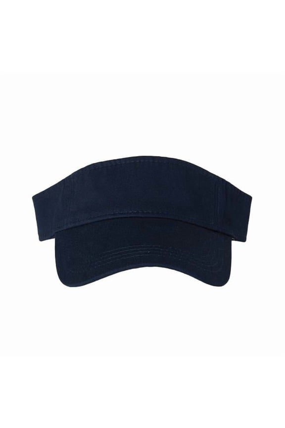 Valucap - Bio-Washed Visor - VC500 - Maroon - Size: Adjustable