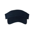 thumbnail image 1 of Valucap - Bio-Washed Visor - VC500 - Navy - Size: Adjustable, 1 of 3