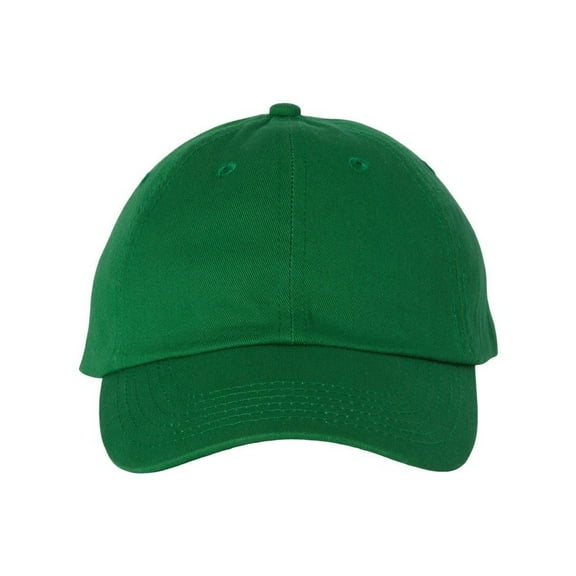 Valucap - Adult Bio-Washed Classic Dad Hat - VC300A - Kelly - Size: Adjustable