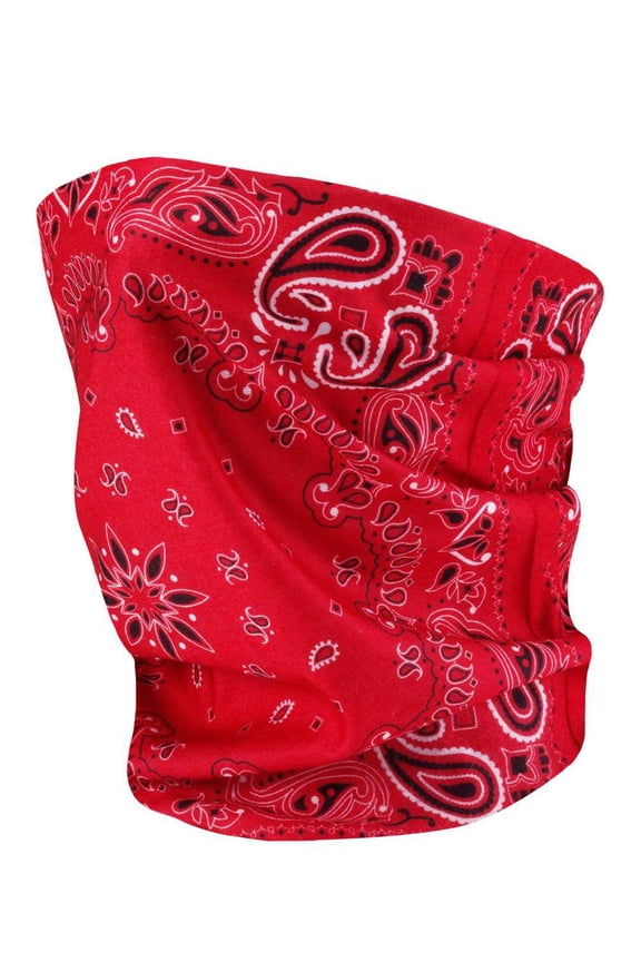 Red Paisley 9805 One Size