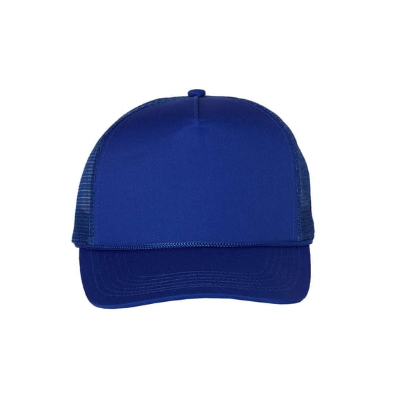 Valucap - Five-Panel Mesh-Back Trucker Cap - 8804H - Royal Blue - Size: Adjustable