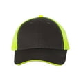 thumbnail image 1 of Valucap - Sandwich Trucker Cap - S102 - Charcoal/ Neon Yellow - Size: Adjustable, 1 of 3