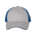 thumbnail image 1 of Valucap - Sandwich Trucker Cap - S102 - Grey/ Royal - Size: Adjustable, 1 of 3