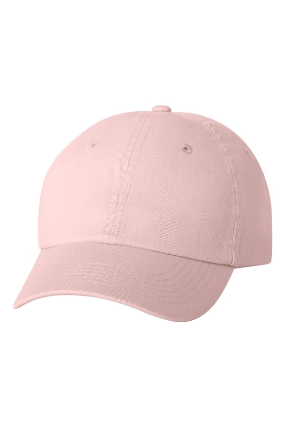 Small Fit Bio-Washed Dad's Cap - Adjustable / Light Pink
