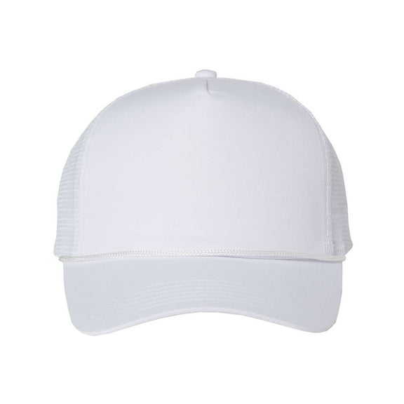 Valucap Unisex Five-Panel Mesh-Back Trucker Cap
