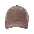 thumbnail image 1 of Valucap VC990 Contrast Stitch Cap-Brown/ Khaki, 1 of 3