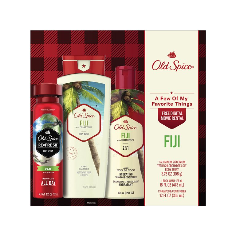 Value $16) Old Spice Fiji Holiday Gift Pack: Body Spray + Value $16) Old Spice Fiji Holiday Gift Pack: Body Spray +