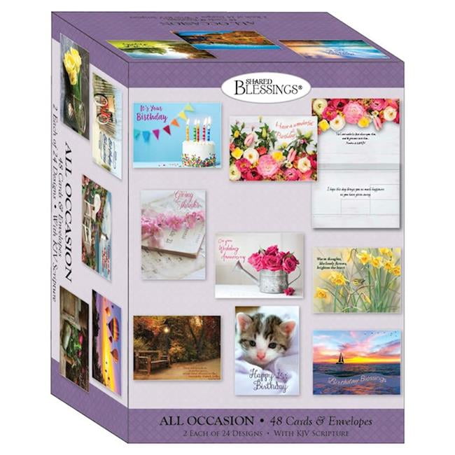 Value All Occasion Shared Blessings Boxed Card, Assortment - Box of 48 ...