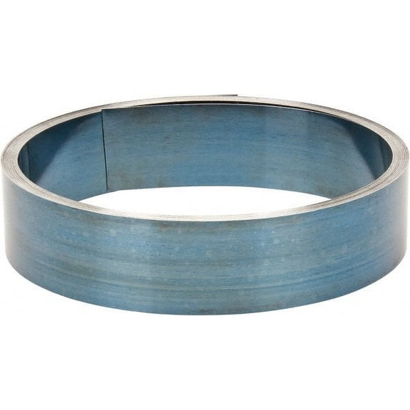 Value Collection 0.01" Thick x 2-1/2" Wide x 60 Ft. Long, Spring Steel Coil 1095 Blue Tempered Steel