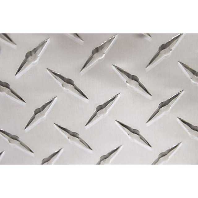 Value Collection 0.045" Thick x 12" Wide x 12" Long, Aluminum Tread Plate Diamond Tread Pattern