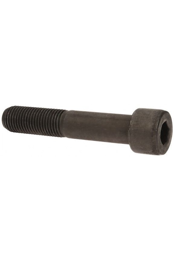 1-1/2 - 6 UNC Hex Socket Cap Screw Alloy Steel, Black Oxide, Partially Threaded, 8" Length Under Head