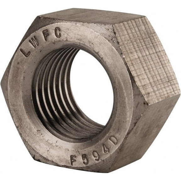 Value Collection 1-1/2 - 6 UNC Stainless Steel Right Hand Hex Nut
