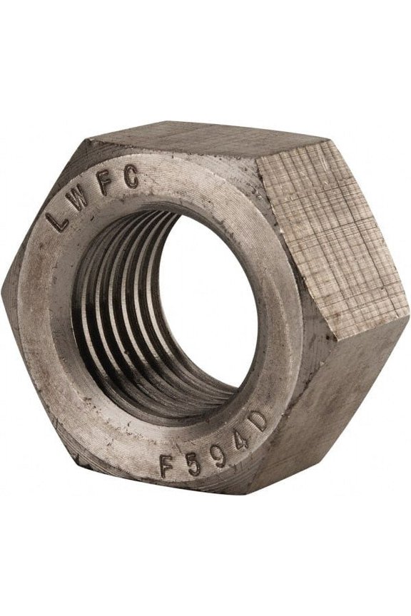 1-1/2 - 6 UNC Stainless Steel Right Hand Hex Nut