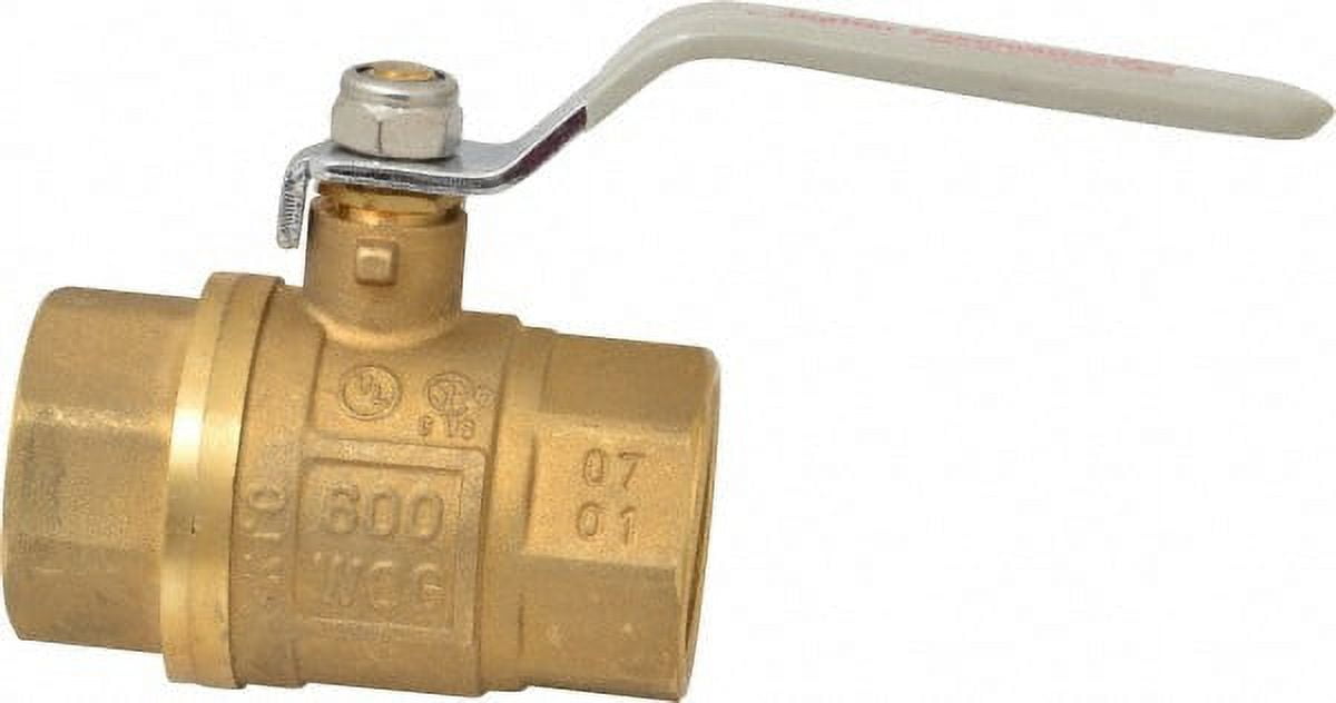 Value Collection 11/4" Pipe, Full Port, Brass UL Listed Ball Valve