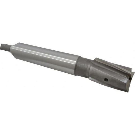 Value Collection 1-3/16" Diam, 3 Flutes, Morse Taper Shank, Interchangeable Pilot Counterbore