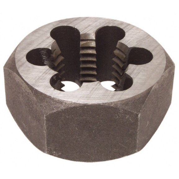 Value Collection 1-3/8 - 12 UNF Thread, 2-3/8" Hex, Right Hand Thread, Hex Rethreading Die