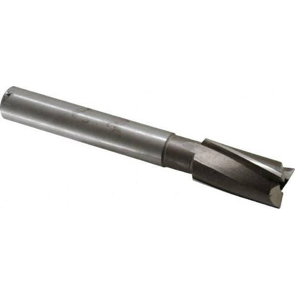 Value Collection 1" Diam, 3/4" Shank, Diam, 3 Flutes, Straight Shank, Interchangeable Pilot Counterbore