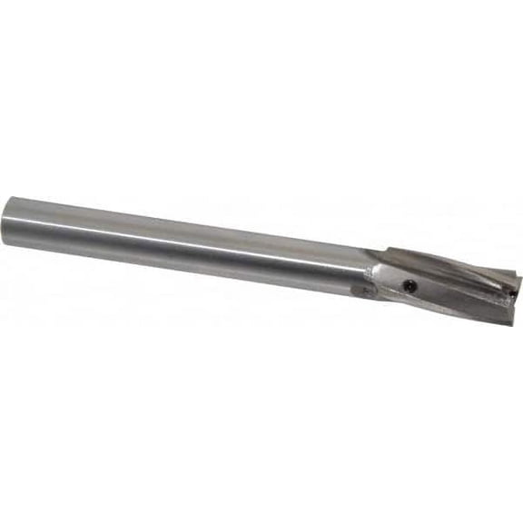 Value Collection 19/32" Diam, 1/2" Shank, Diam, 3 Flutes, Straight Shank, Interchangeable Pilot Counterbore