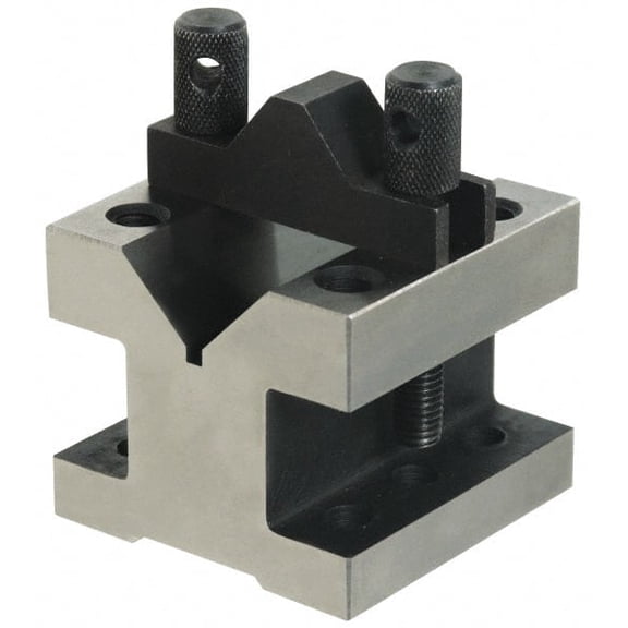 Value Collection 2-9/16" Max Capacity, 90 Angle, Hardened Steel V-Block