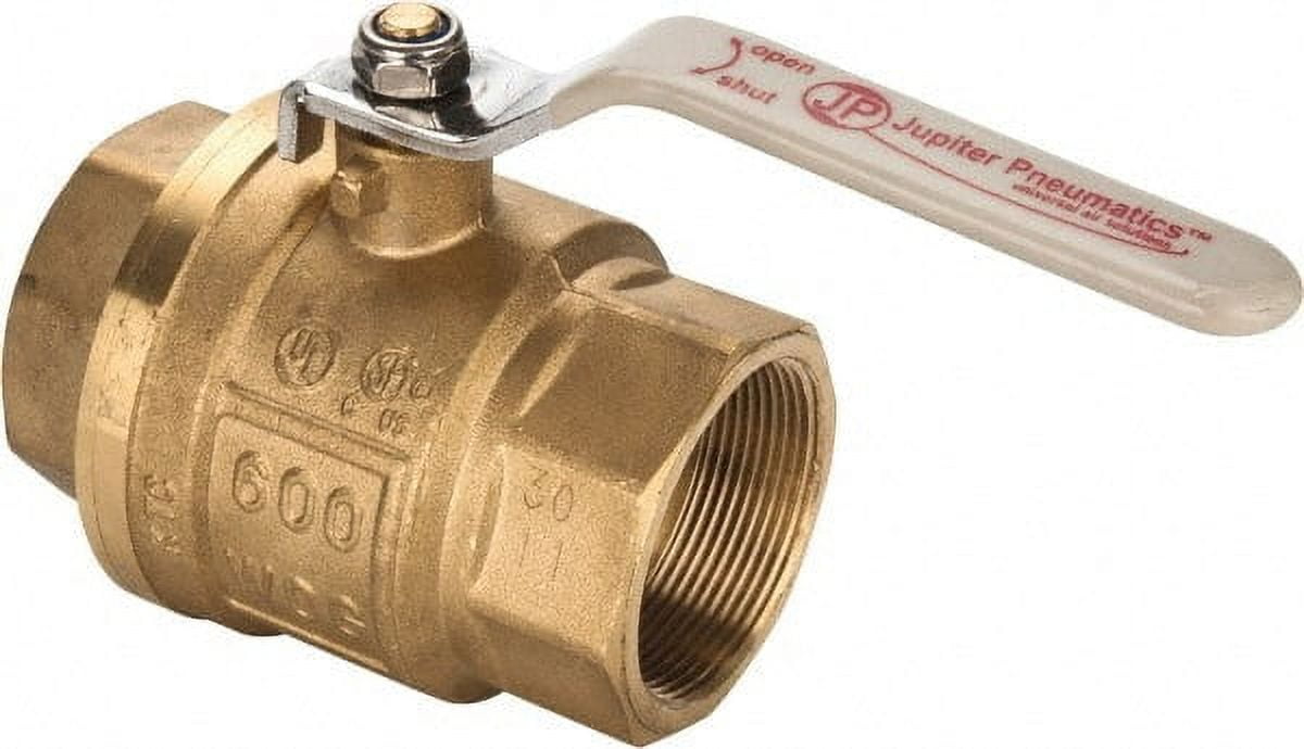 Value Collection 2" Pipe, Full Port, Brass UL Listed Ball Valve Inline