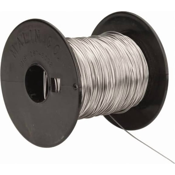 Value Collection 20 Gage, 0.0319" Diameter x 538 Ft. Long, Soft Aluminum Wire Alloy 1100, ASTM B211, 1/2 Lbs. Shipping Weight