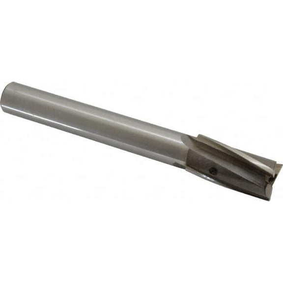 Value Collection 25/32" Diam, 5/8" Shank, Diam, 3 Flutes, Straight Shank, Interchangeable Pilot Counterbore
