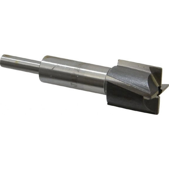 Value Collection 27/32" Diam, 1/4" Shank, Diam, 4 Flutes, Straight Shank, Interchangeable Pilot Counterbore