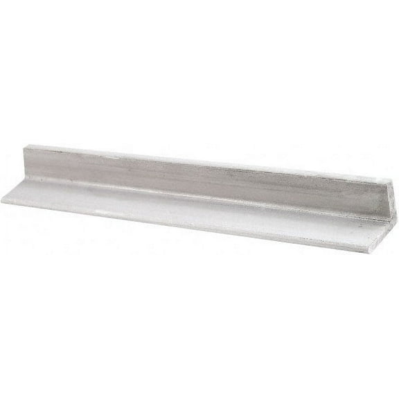 Value Collection 3/16 Inch Thick x 1-1/4 Inch Wide, Aluminum Solid Angle