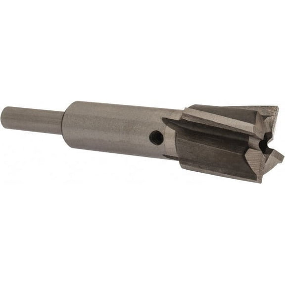 Value Collection 3/4" Diam, 1/4" Shank, Diam, 4 Flutes, Straight Shank, Interchangeable Pilot Counterbore