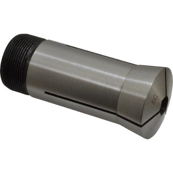 Value Collection 3/8" 5C Hex Collet 3.28" Overall Length, 1.041-24 Internal Thread Size, Steel, 0.0039" TIR