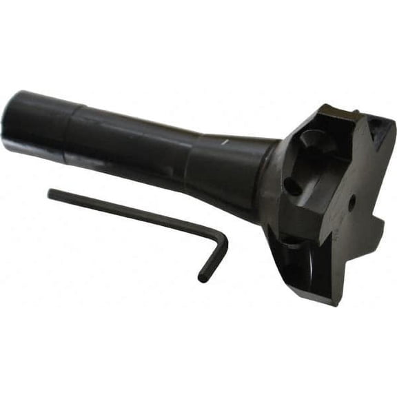 Value Collection 3" Cut Diam, 0.656" Max Depth, R8 Shank, 5-37/64" OAL Indexable Square-Shoulder End Mill TPG Toolholder, Uses TPC 32..., TPG 32., TPU 32. Insert Style
