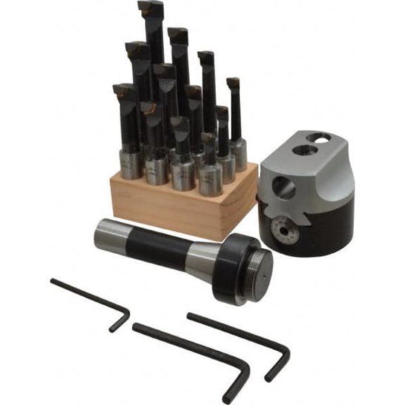 Value Collection 3 Inch Body, 3/4 Inch Boring Bar Hole Diameter, Manual Offset Boring Head